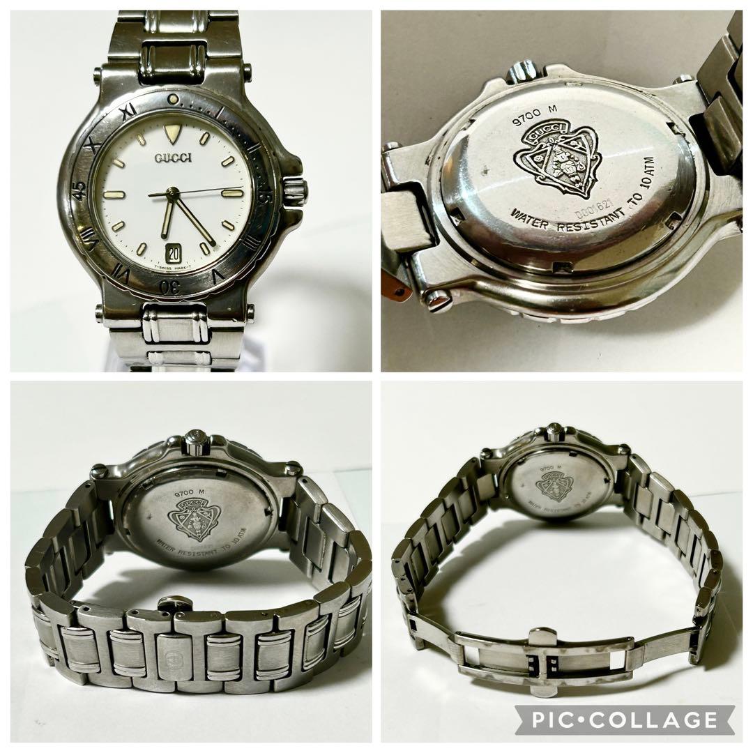 【稼働＋箱、袋】GUCCI 9700M　classic Diver QZ