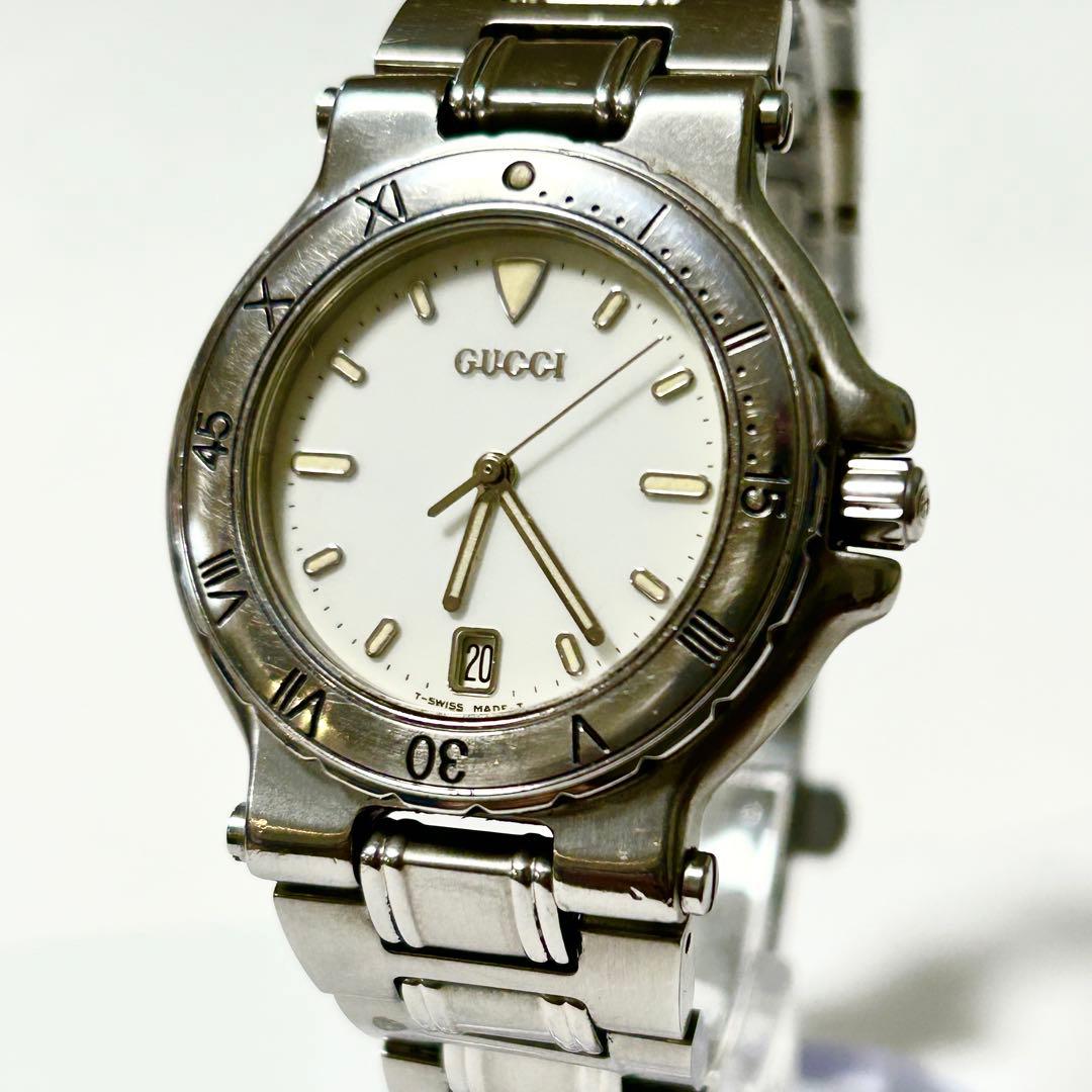 【稼働＋箱、袋】GUCCI 9700M　classic Diver QZ
