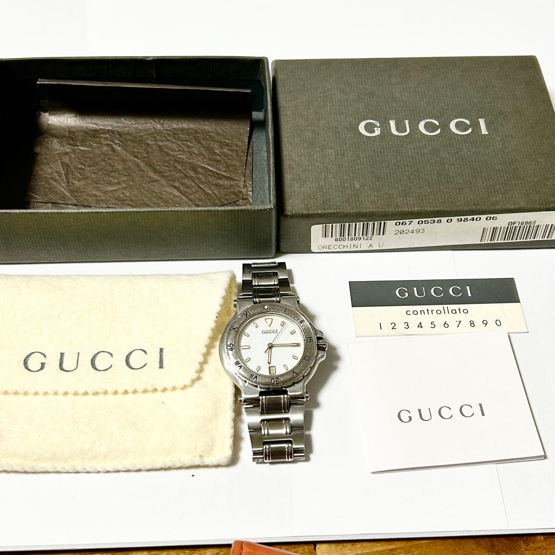 【稼働＋箱、袋】GUCCI 9700M　classic Diver QZ