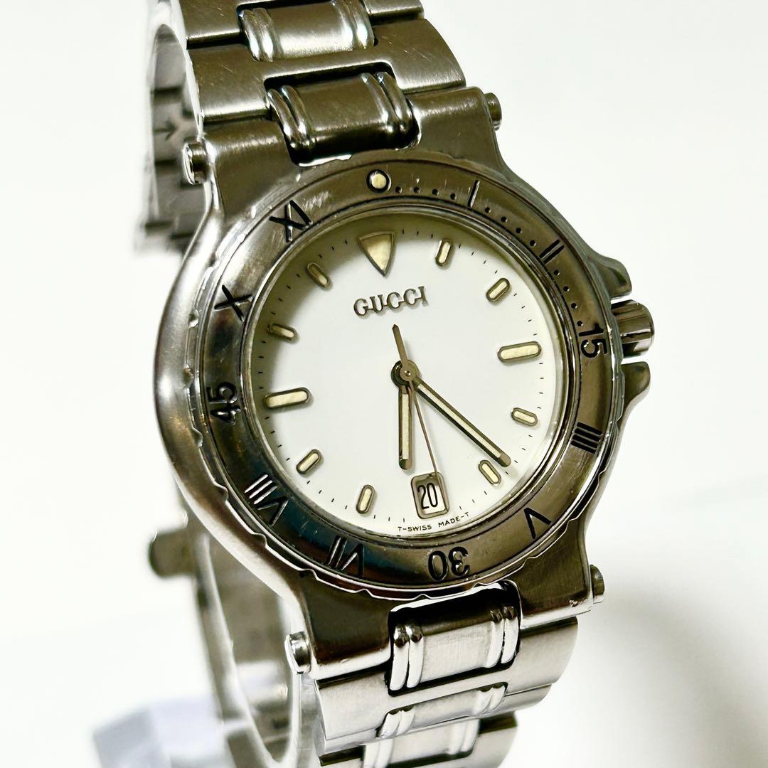 【稼働＋箱、袋】GUCCI 9700M　classic Diver QZ