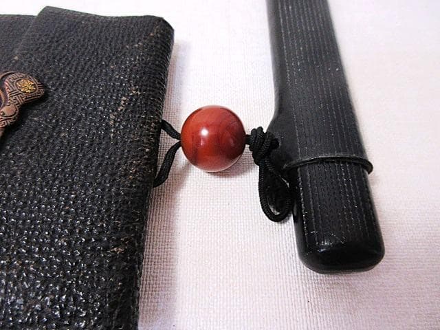 古いキセル・筒＆提げたばこ入れ１点 和柄小物入れ１点 金襴生地小物入れ２点