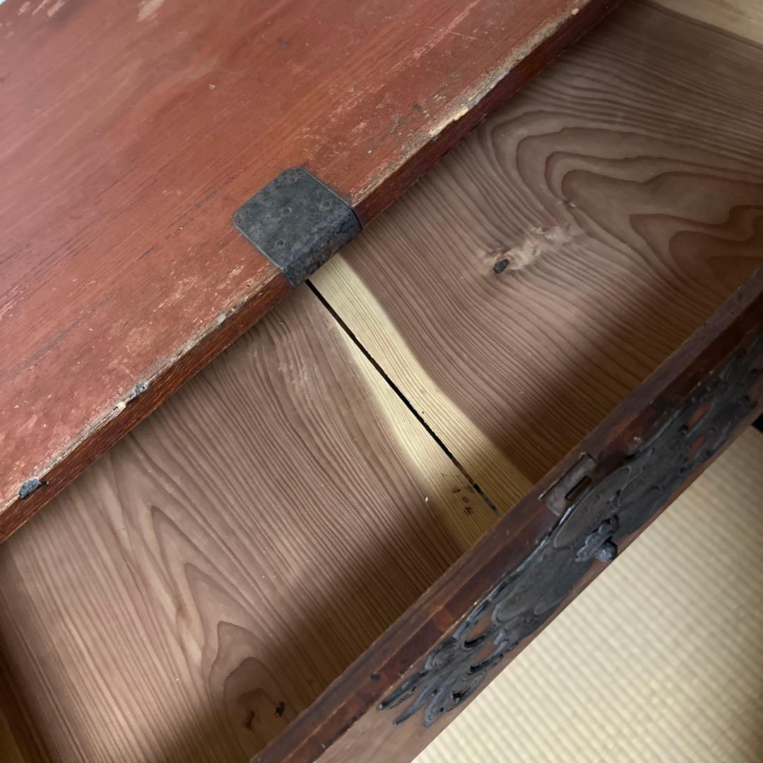 木製4段箪笥 桐箪笥 大正 桐ダンス 昭和 時代箪笥 昭和レトロ