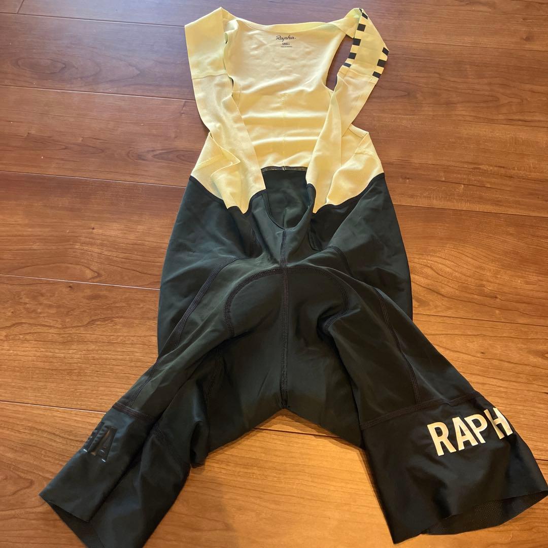 RAPHA ラファ　ビブショーツ グリーン　Sサイズ