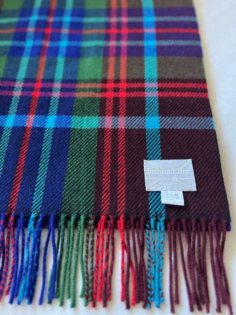 【希少完売】ジョシュアエリス　ドゥロワー別注　カシミア中大判ストール