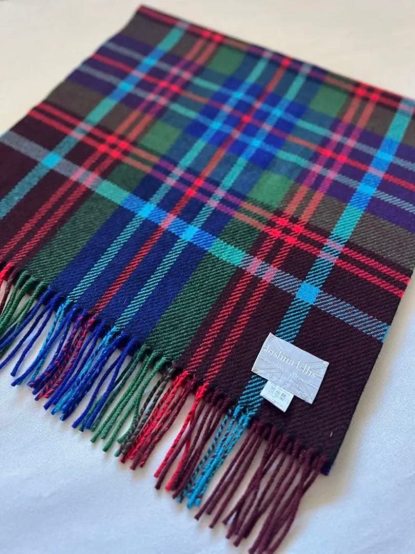 【希少完売】ジョシュアエリス　ドゥロワー別注　カシミア中大判ストール