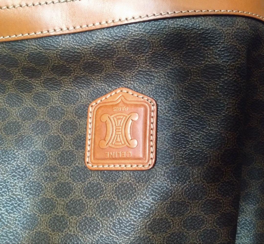 CELINE　マカダムモノグラム巾着ショルダー