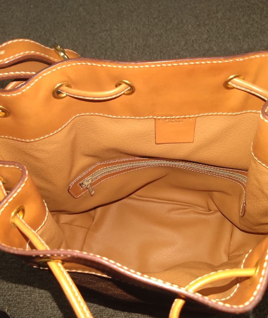 CELINE　マカダムモノグラム巾着ショルダー