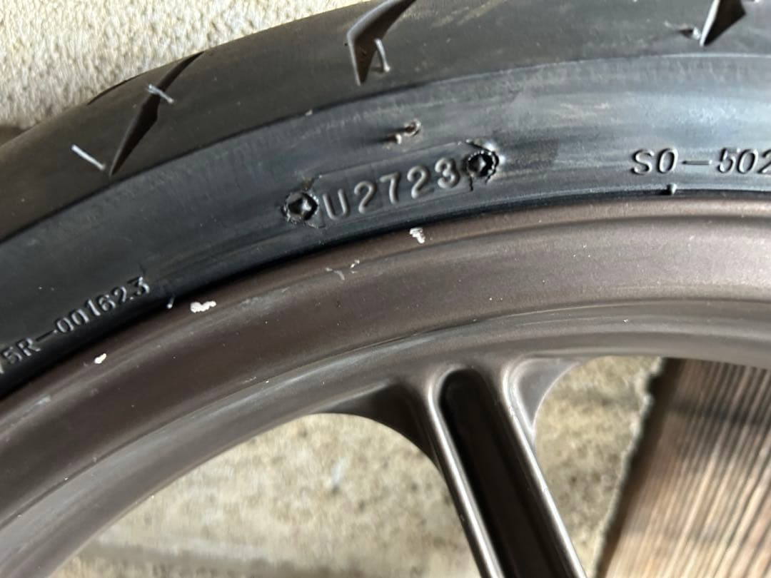 ns1 ホイール　タイヤ溝あり　前後セット　引き取り可能　ns-1