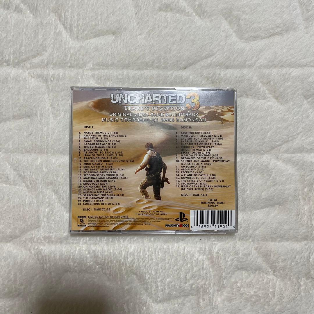 廃盤CD⭐︎UNCHARTED3⭐︎DRAKE'S DECEPTION