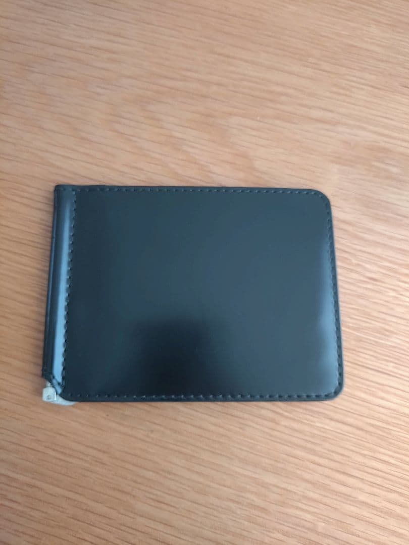 日本製 コードバン マネークリップ 本革 札入れ 札ばさみ 財布 シンプル