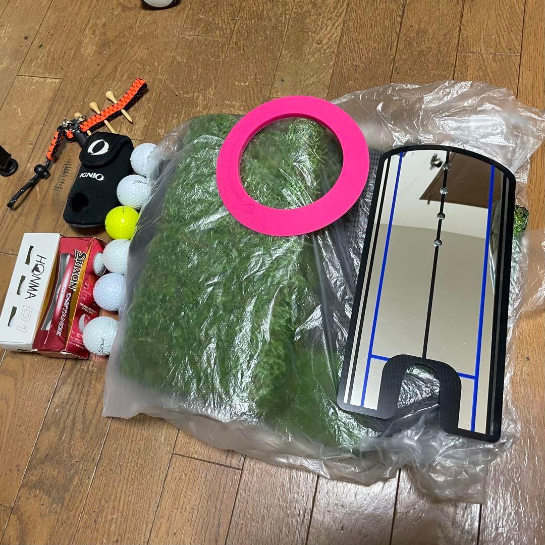 ゴルフクラブセット+リュック型キャディーバック+その他ゴルフ用品