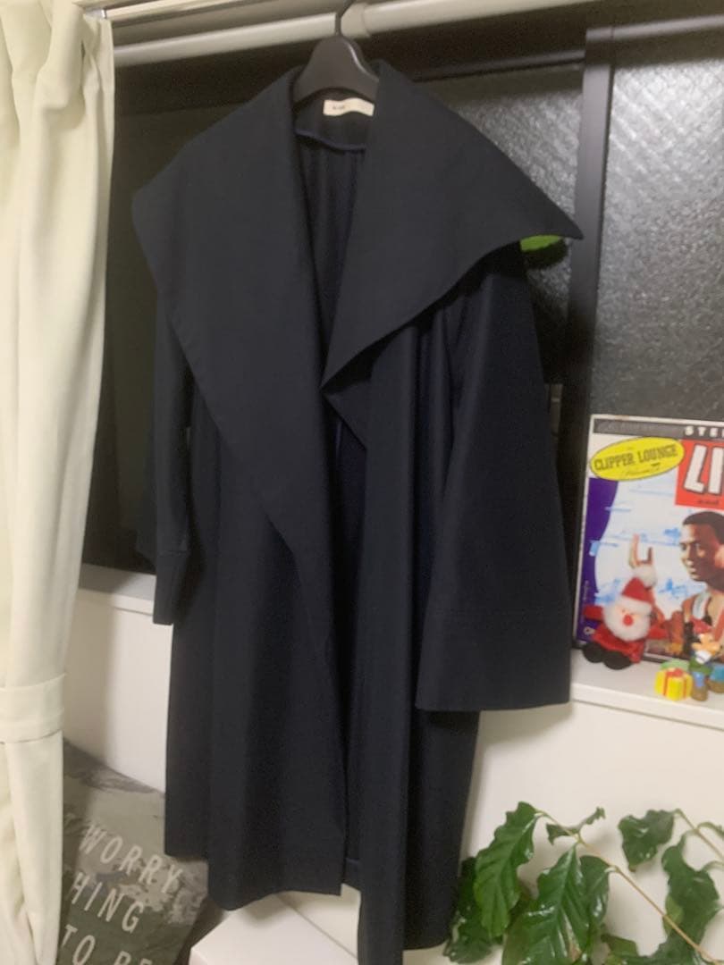 Black by moussy ビックカラーオーバートレンチ サイズ1 ネービー