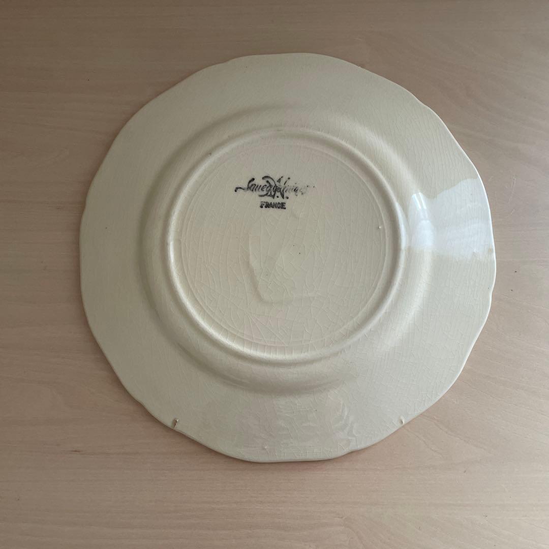 サルグミンヌ　花リムデザート皿