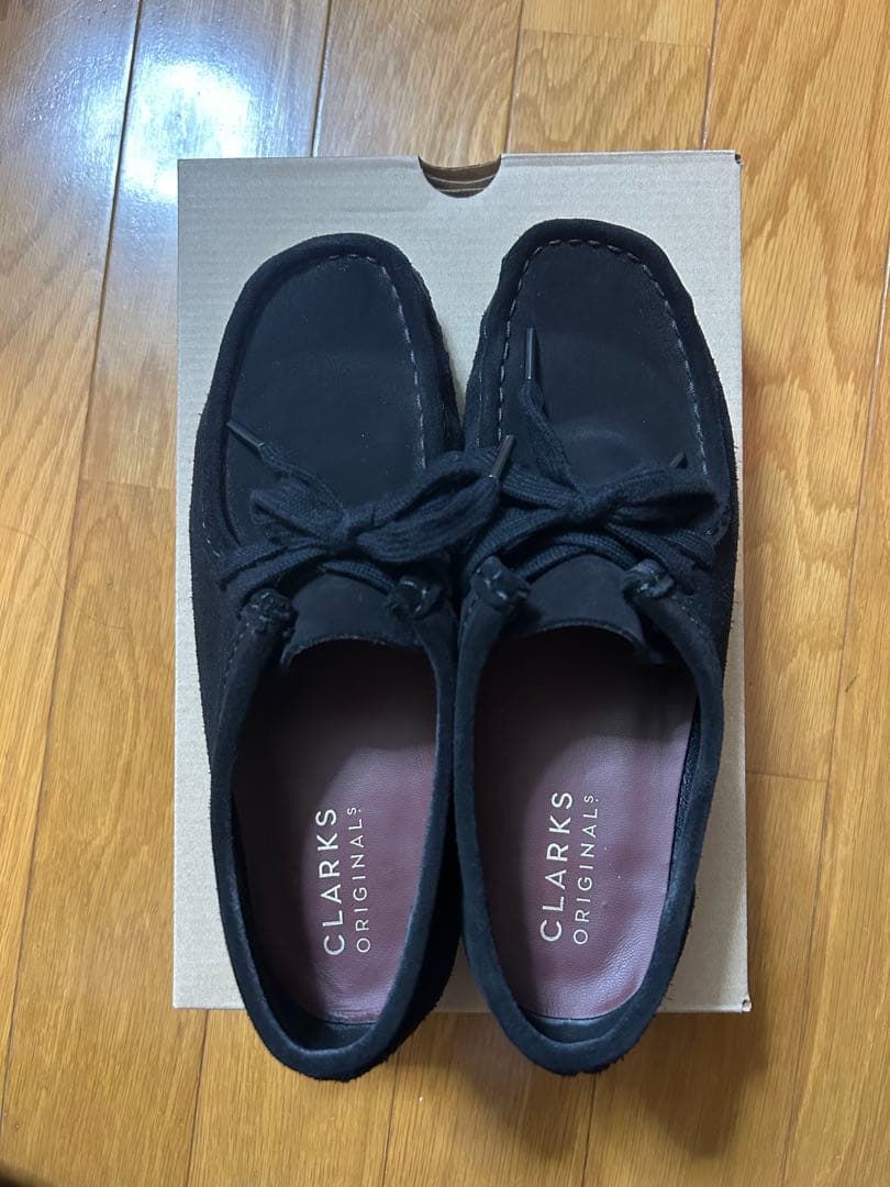 Clarks ワラビー　24cm ブラック　UK5