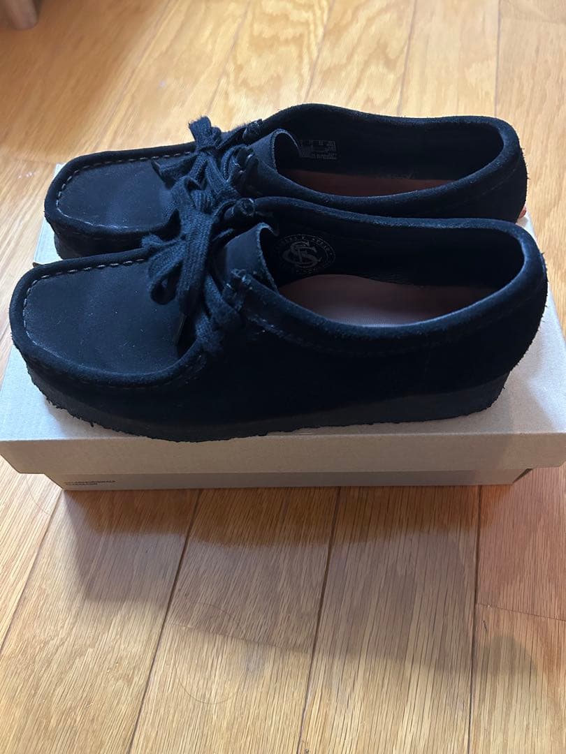 Clarks ワラビー　24cm ブラック　UK5