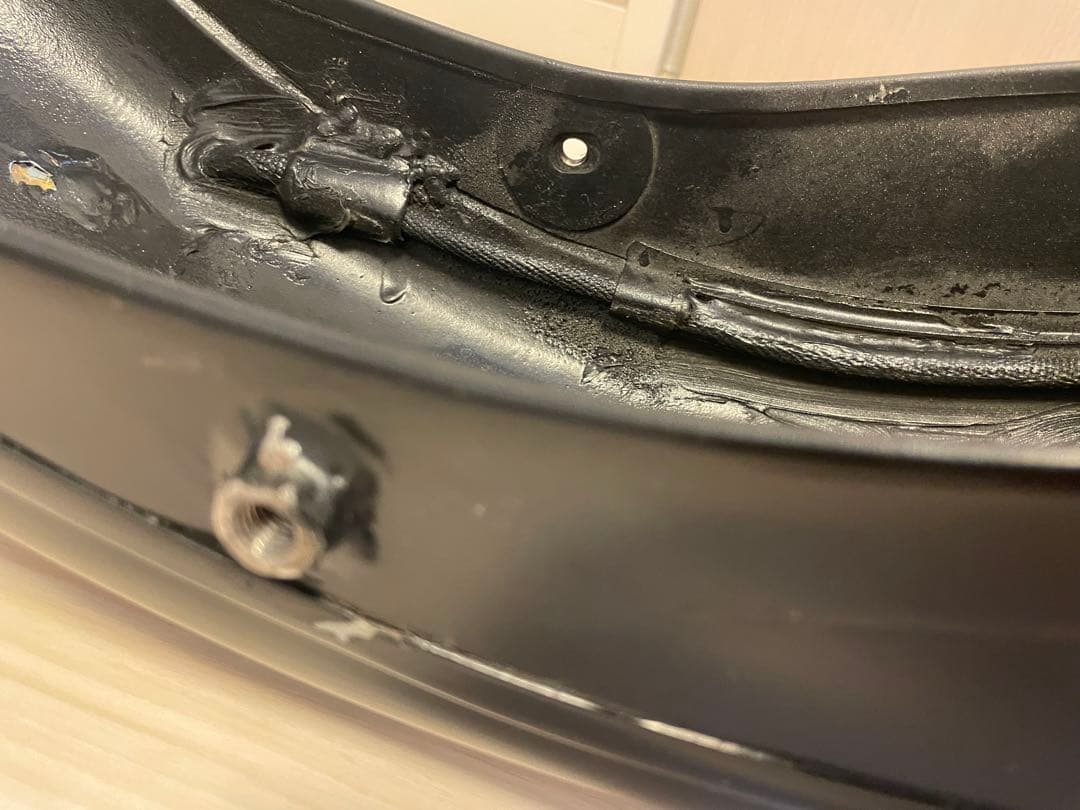 リアフェンダー　ハーレー　アイアンショベル　xlh xlch カット加工