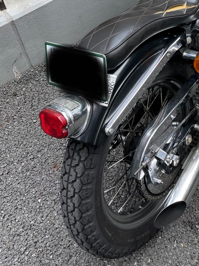 リアフェンダー　ハーレー　アイアンショベル　xlh xlch カット加工