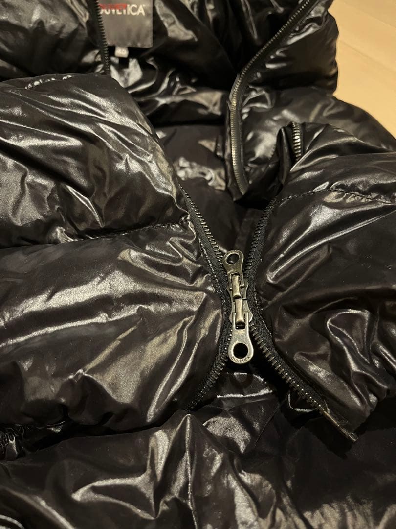 お値下げ☆美品　DUVETICA フードダウンベスト デュベティカ　黒