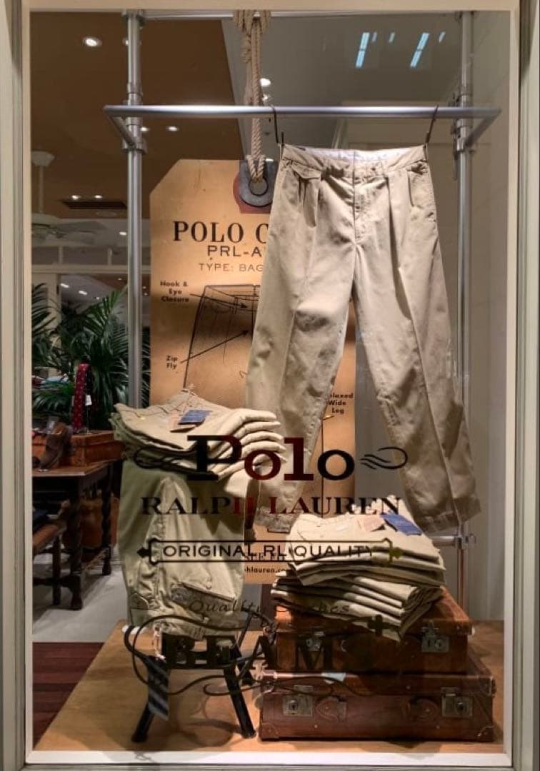 beams+ 別注 ラルフローレン チノパンツ