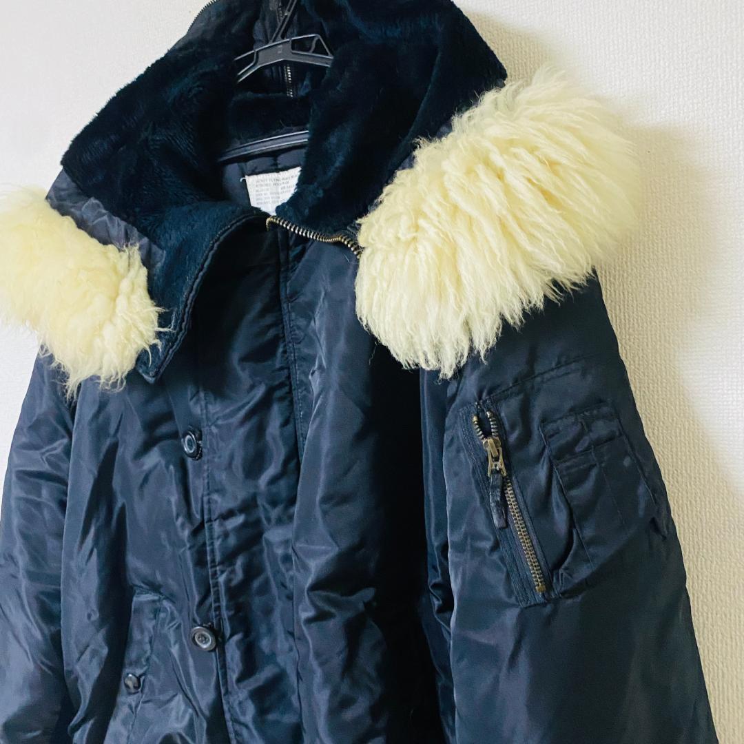 アルファ ALPHA N-2B フライトジャケット サイズ2XL ブラック