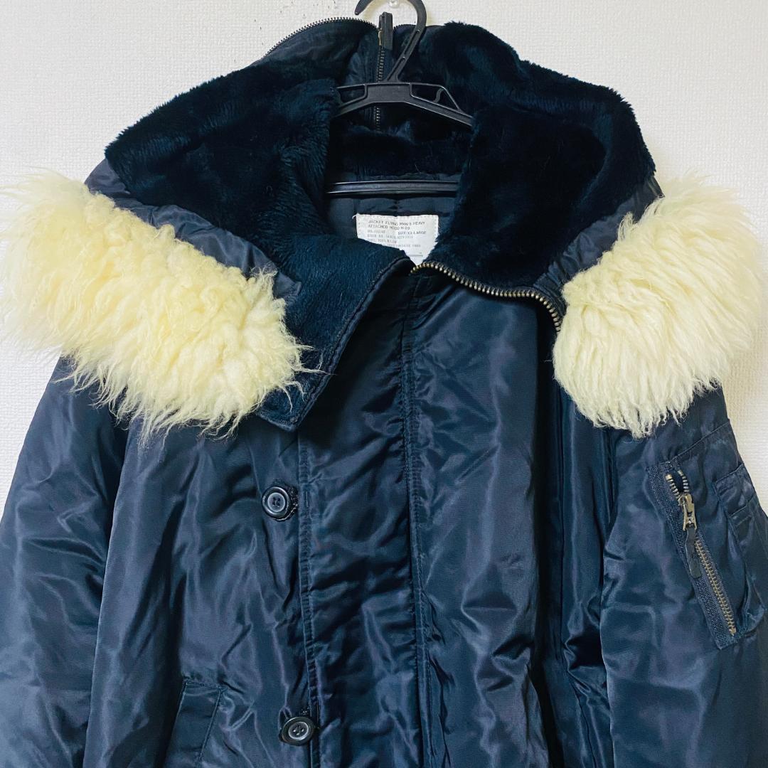 アルファ ALPHA N-2B フライトジャケット サイズ2XL ブラック