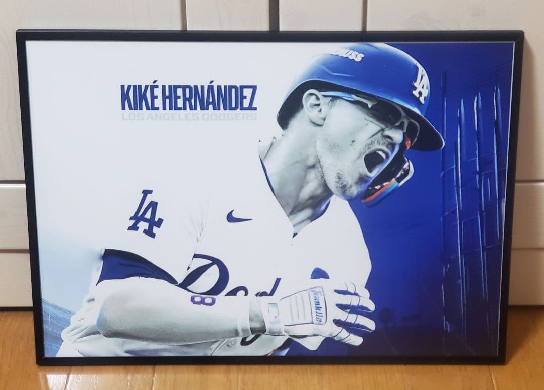 RINSUKAM ドジャース MLB！A3ポスターフレーム付きセット