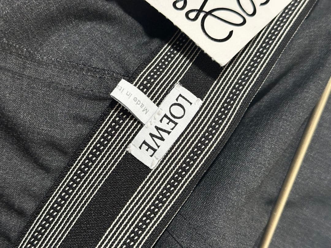 美品　ロエベ　春夏　スカート　アシンメトリー　膝下丈　グレー