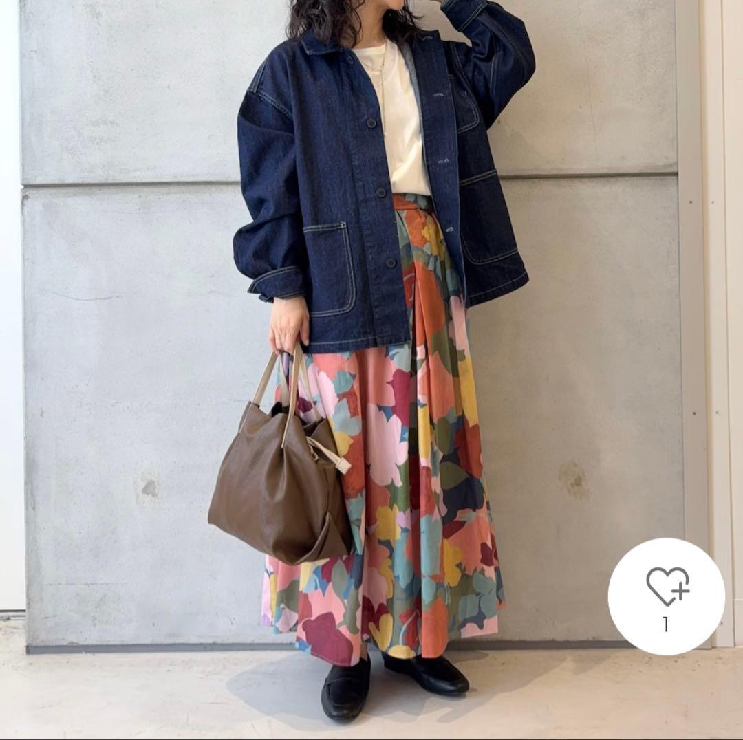 新品　かぐれ　今季　デニムカバーオール　デニムジャケット　Gジャン　2025