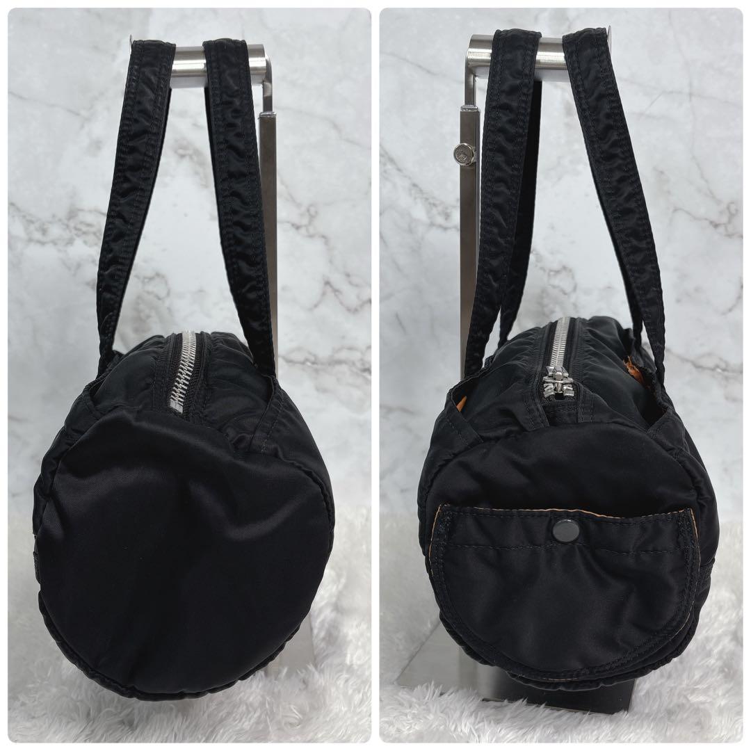 PORTER タンカー ミニボストン S ブラック ナイロン