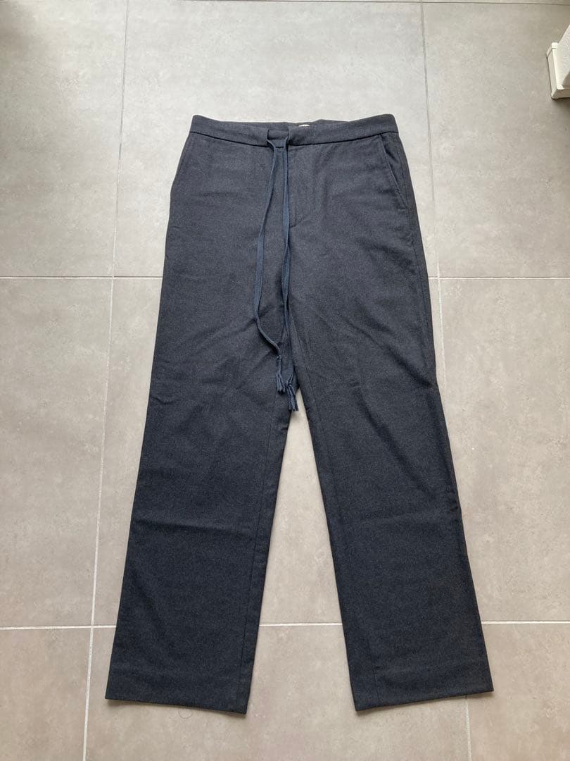 パンツ AURALEE WOOL FULLING FLANNEL SLACKS