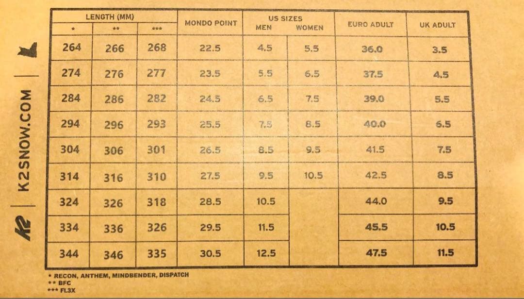 K2 Recon スキー ブーツ メンズ