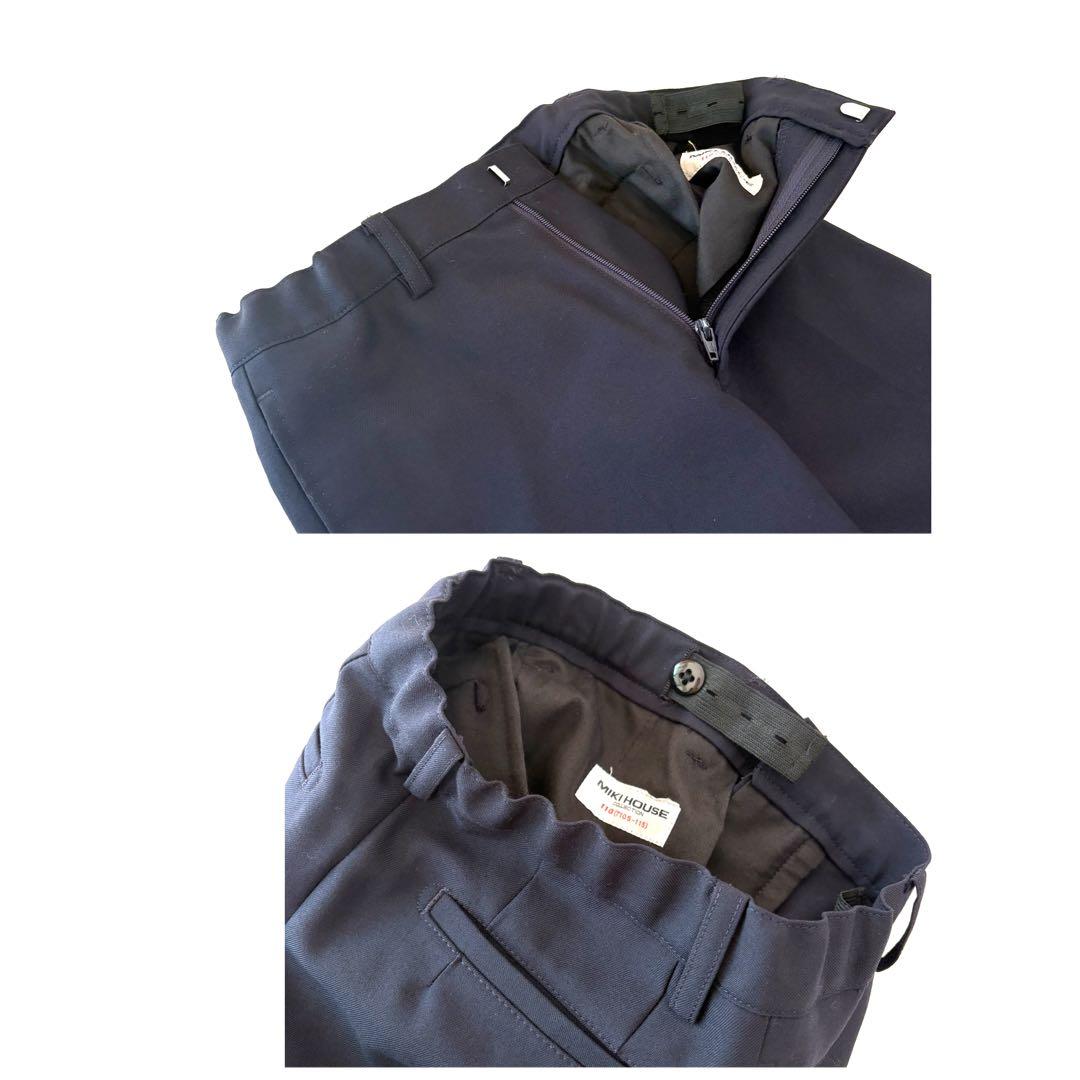 美品★ミキハウス★男の子★スーツ★金ボタン★110cm★ネイビー★卒園式★入学式