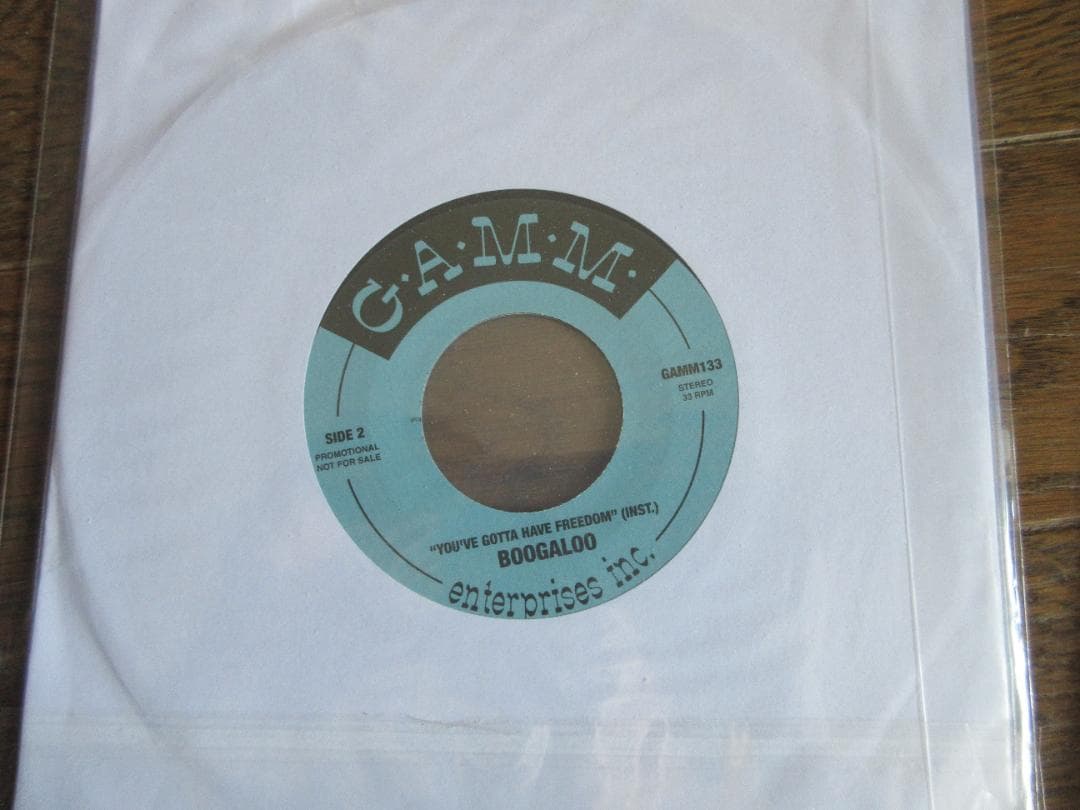 新品7inch BOOGALOO YOU’VE GOTTA HAVE