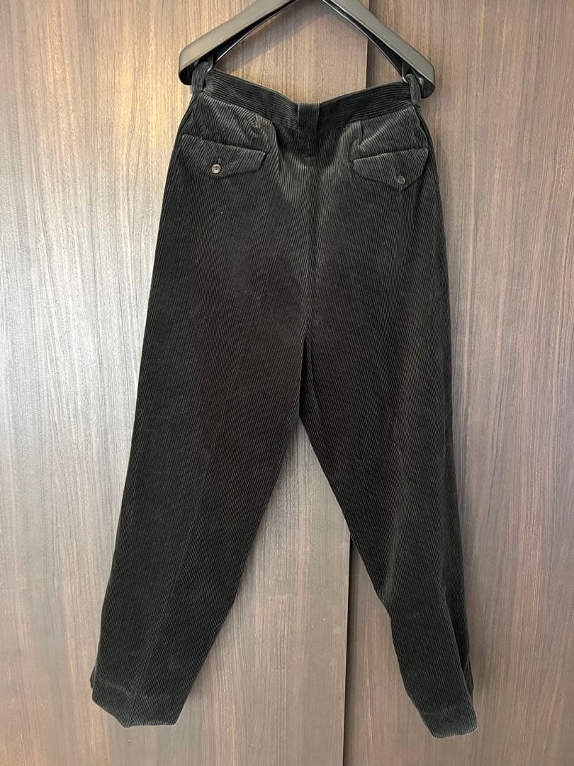 kaptain sunshine ツータックコーデュロイスラックス