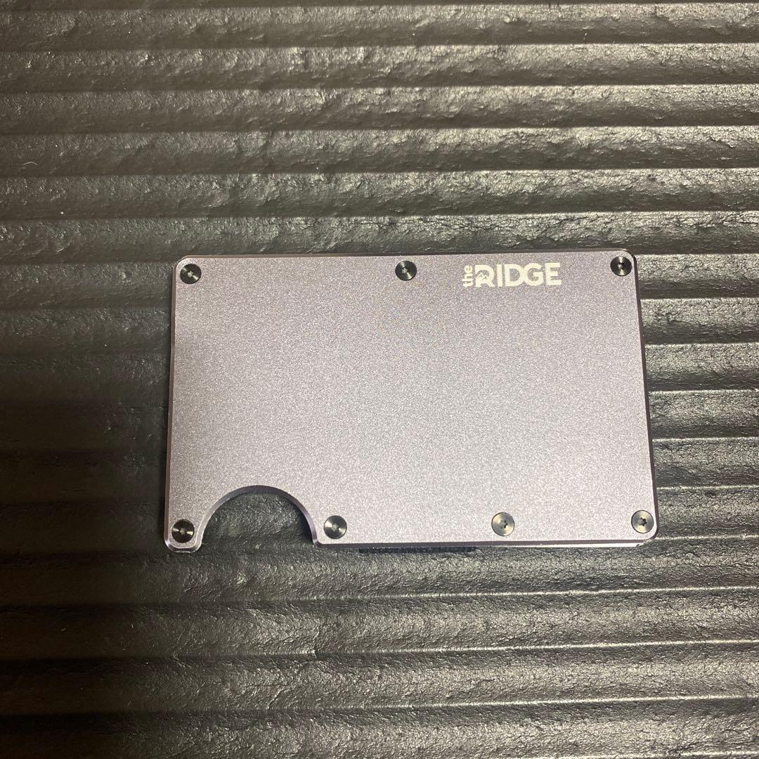 the RIDGE ザリッジ　マネーバンド　カードケース　アルミニウム