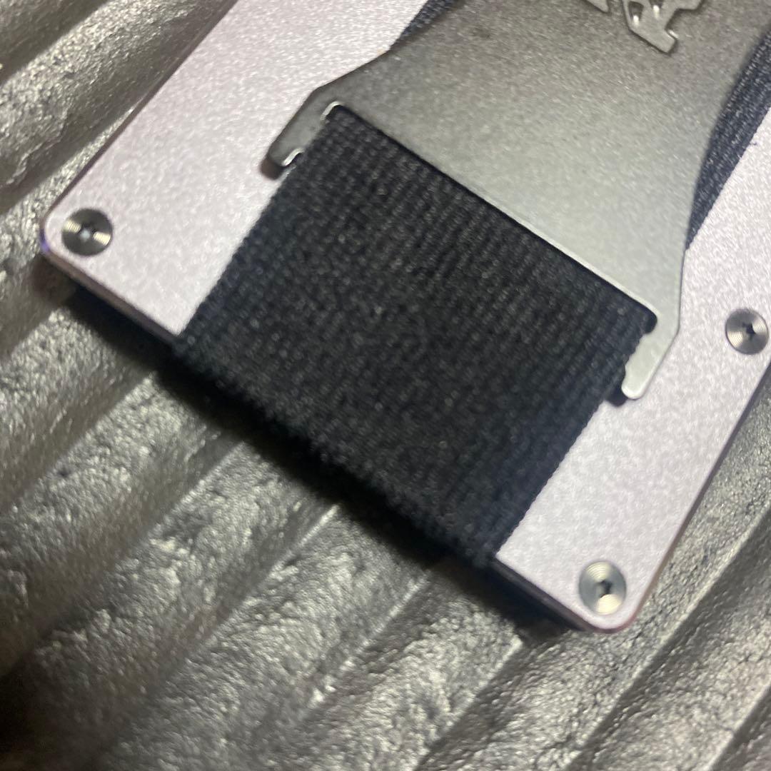 the RIDGE ザリッジ　マネーバンド　カードケース　アルミニウム