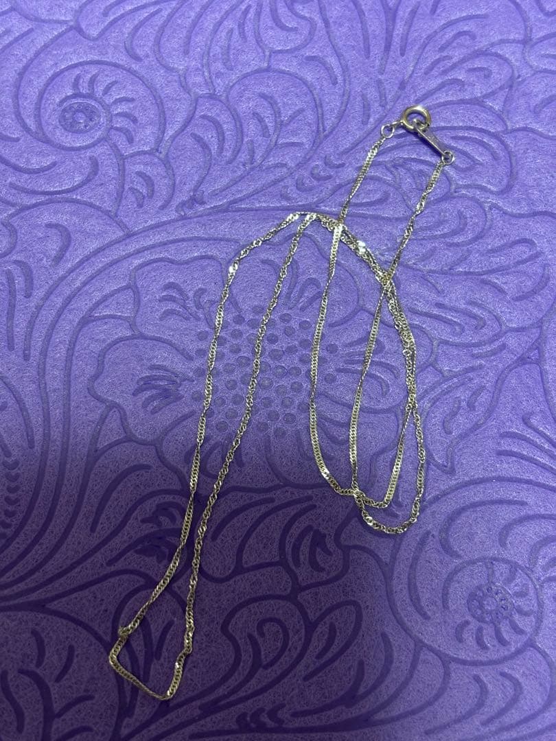 イタリア製　18Kホワイトゴールド ネックレス