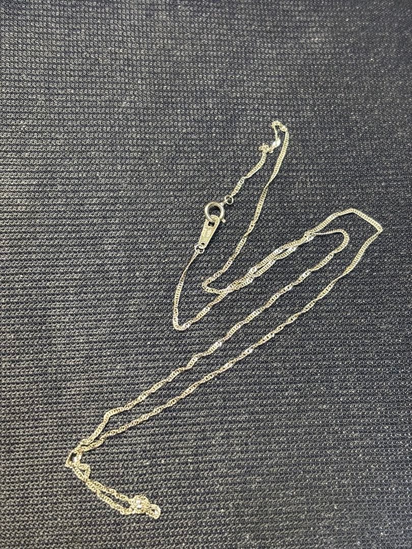 イタリア製　18Kホワイトゴールド ネックレス