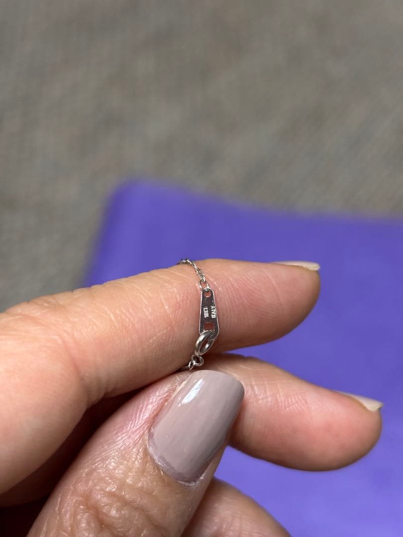 イタリア製　18Kホワイトゴールド ネックレス