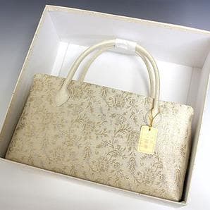 新品未使用 ！！特別セール！！ 織生地使用 利休バッグ　241228