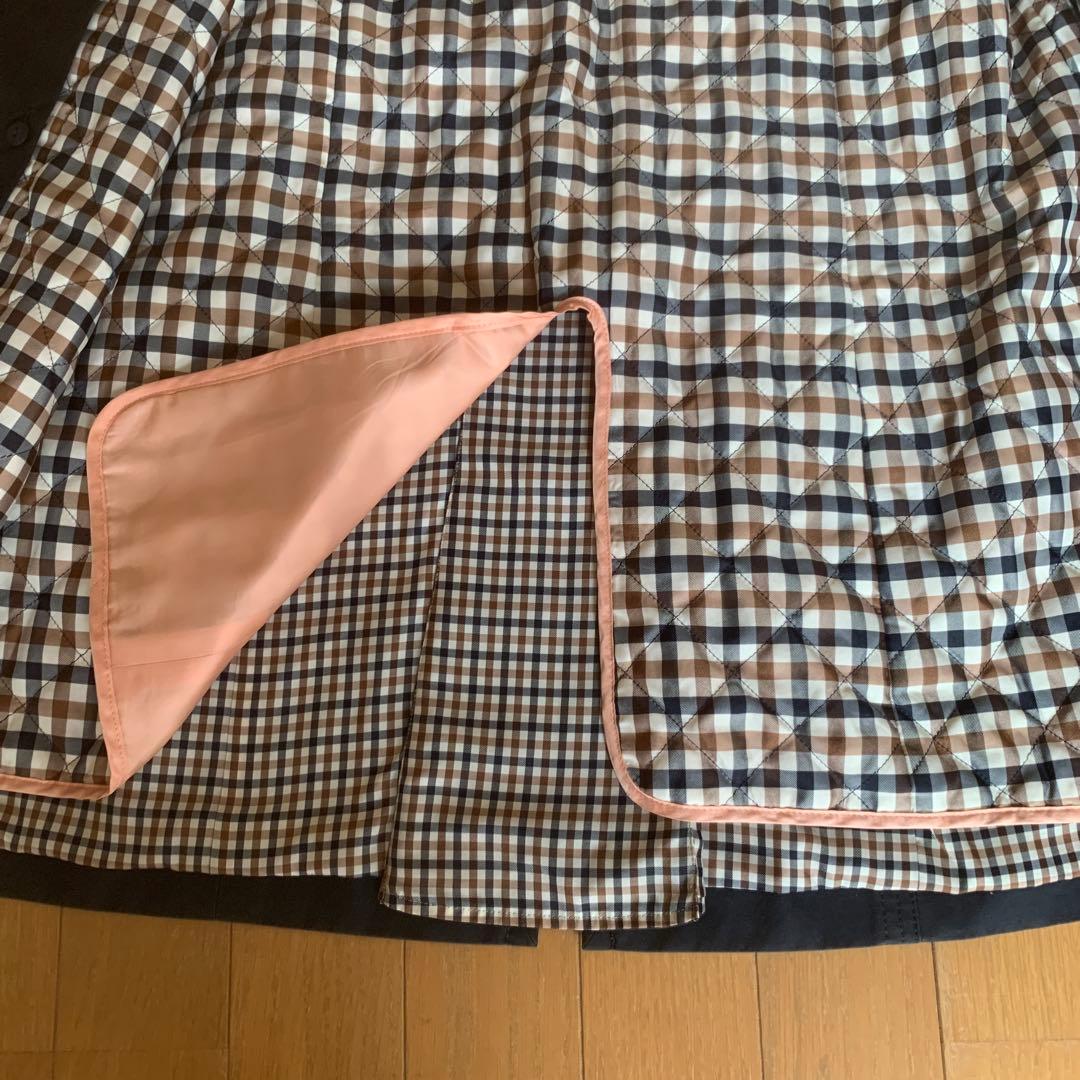 masamania アクアスキュータム トレンチコート ネイビー