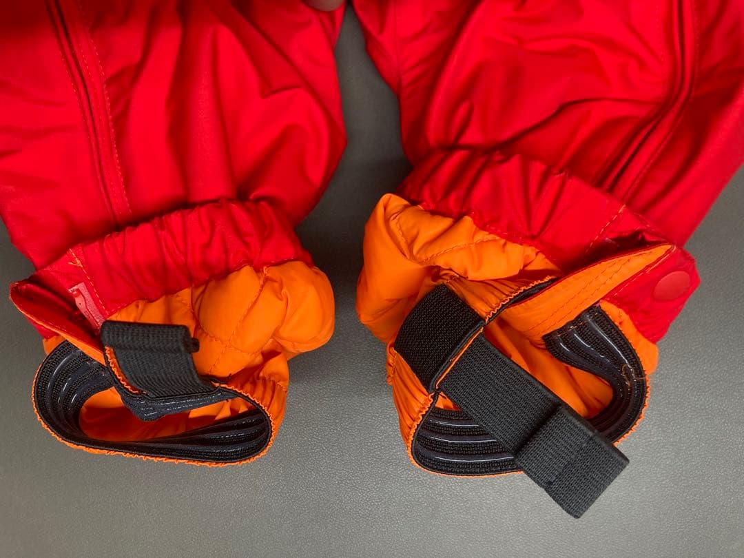 mont-bell パウダーカバーオール 80 グローブ 2-3付き