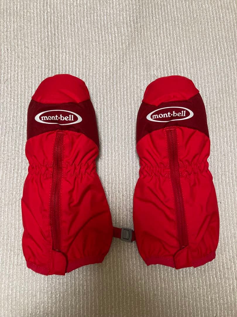 mont-bell パウダーカバーオール 80 グローブ 2-3付き