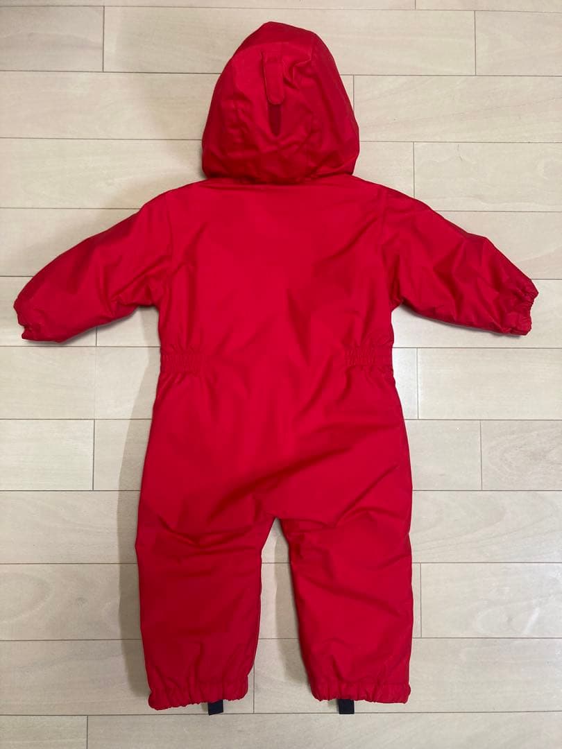 mont-bell パウダーカバーオール 80 グローブ 2-3付き