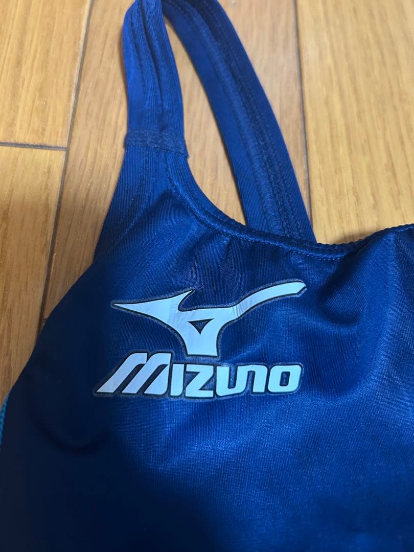 mizuno スポーツ用水着 ネイビー/オレンジ