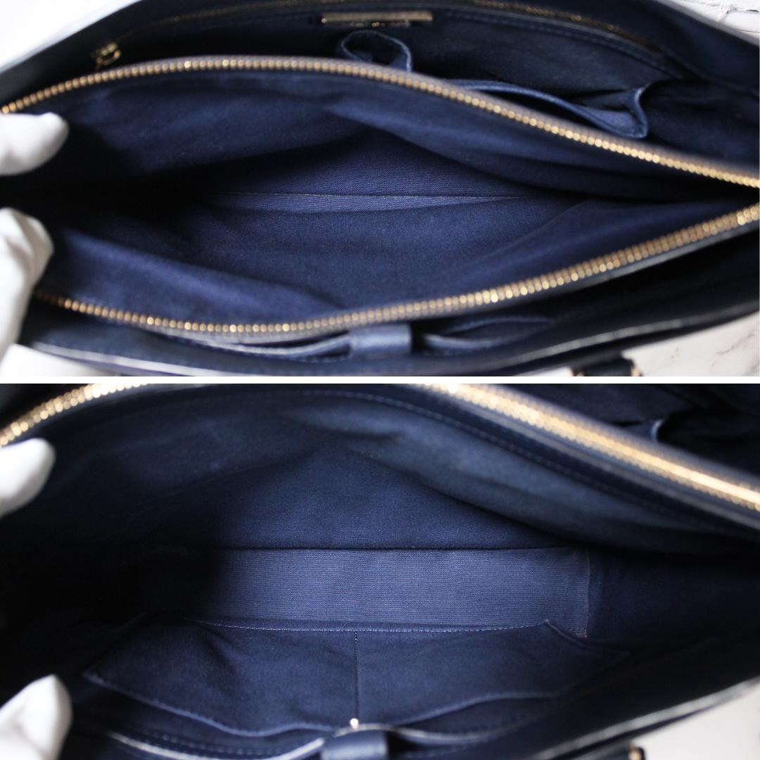 ✨美品✨ トリーバーチ ロビンソン トートバッグ ショルダーバッグ ネイビー