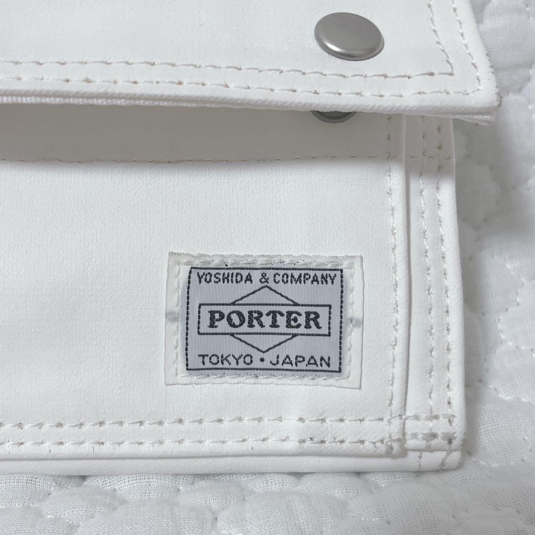 【極美品】ポーター フリースタイルウォレット 三つ折財布 キャメル ストラップ
