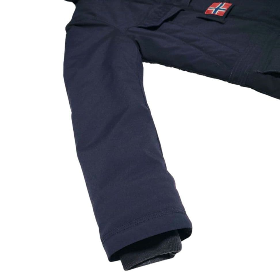 【美品】ナパピリ リアルファー付 高機能ジャケット ネイビー Mサイズ