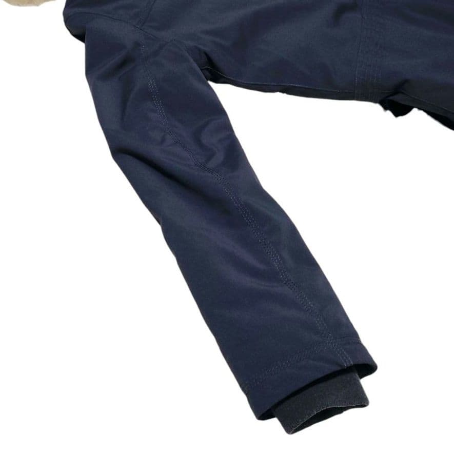 【美品】ナパピリ リアルファー付 高機能ジャケット ネイビー Mサイズ