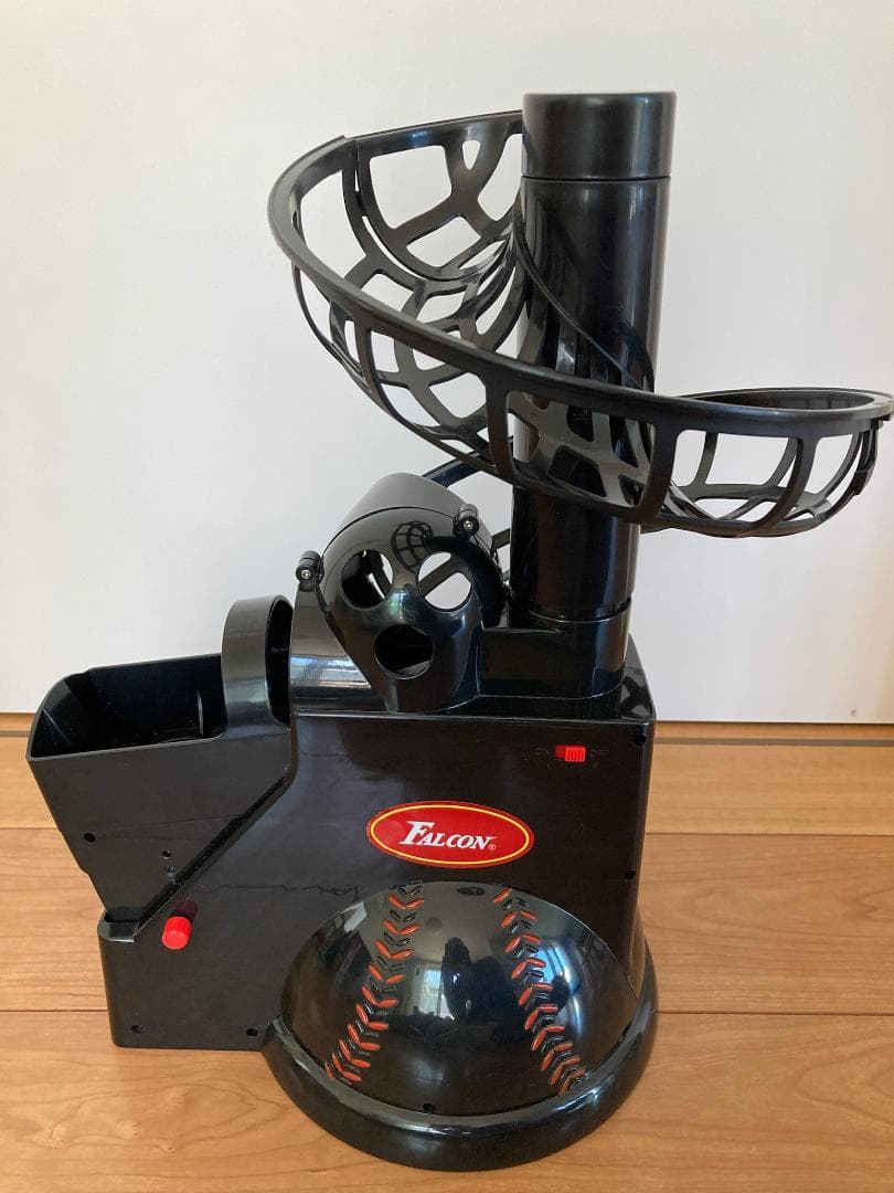 バッティングマシーンとネット